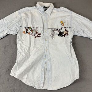 Warner Bros. Light Blue Looney Tunes Shirt